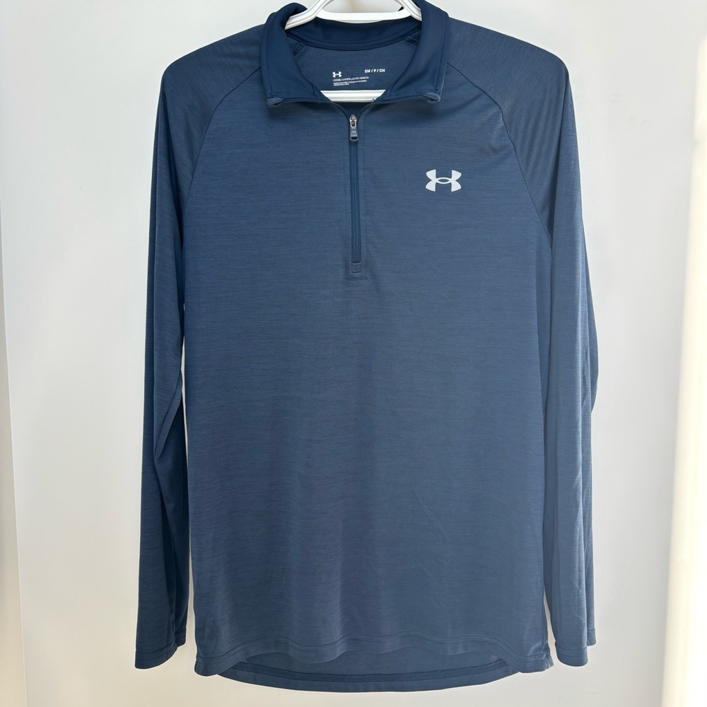 UA Tech™ - Men's ½ Zip Long Sleeve - Size Small - Picture 2 of 7